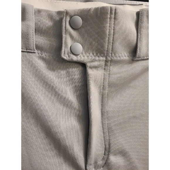 Nike Men's Vapor Baseball Knicker Pants Sz Small Gray Red Piped BQ6437-056 New - Picture 4 of 12